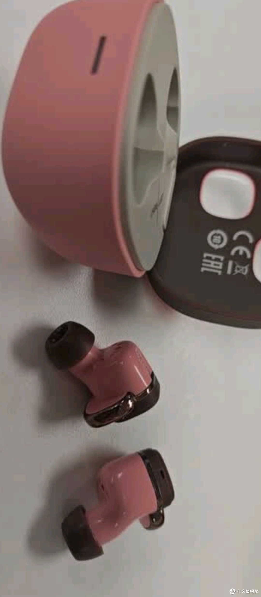 铁三角ATH-SQ1TW2  真无线耳机 无线充电 IP5X*防水 粉棕色