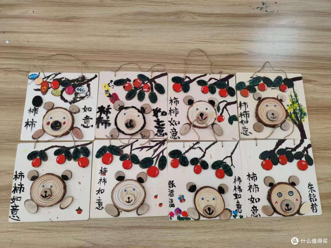 亲子DIY“柿柿如意”,木制摆件趣享假期