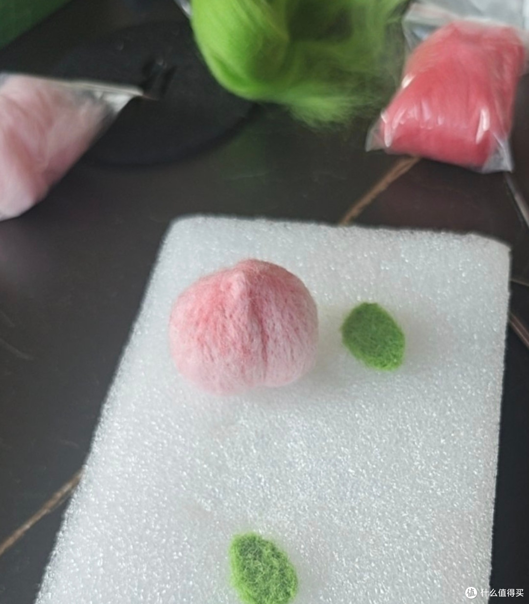无教程羊毛毡钥匙挂制作