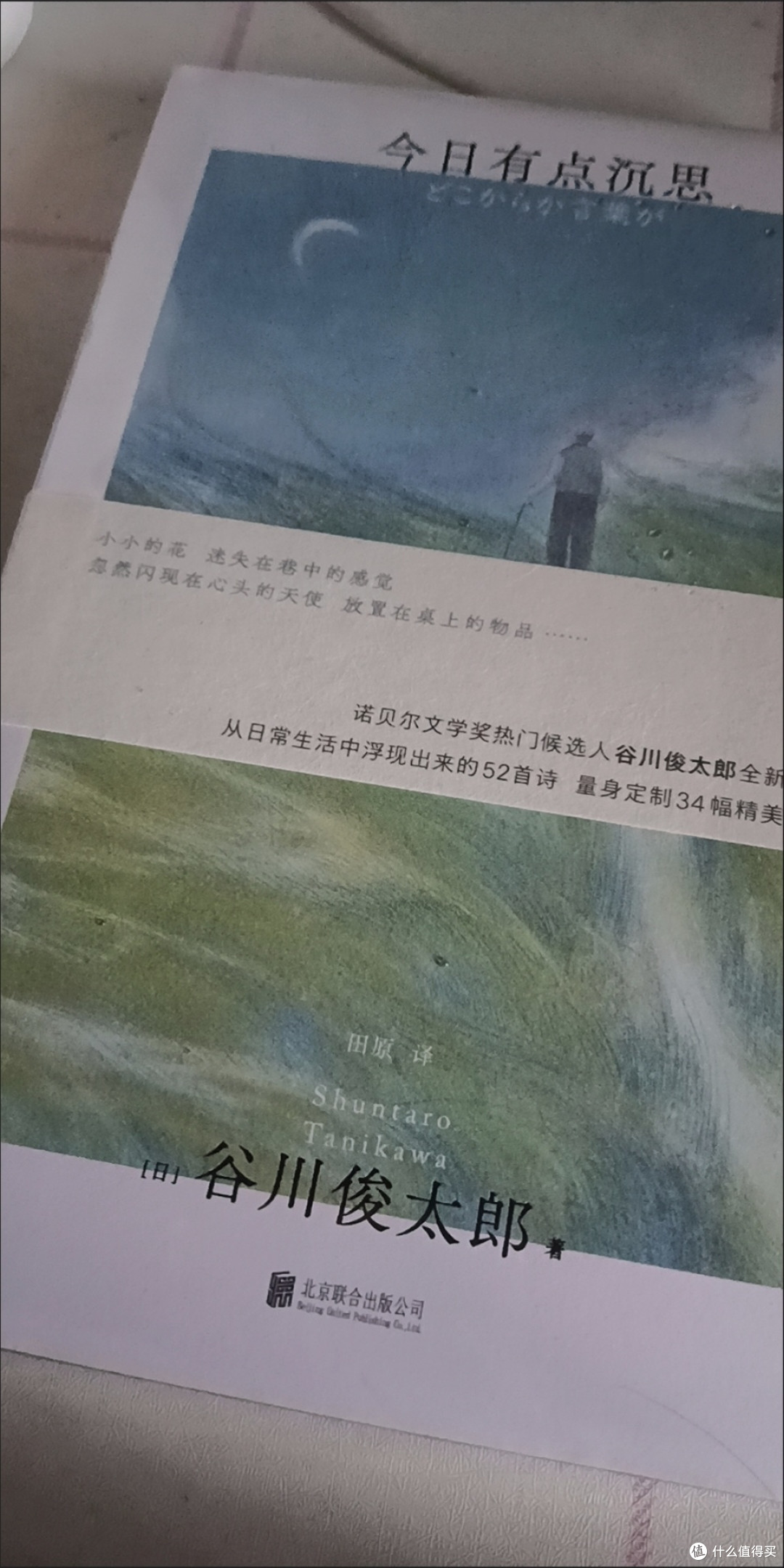 今日有点沉思（诺贝尔文学奖热门候选人谷川俊太郎全新诗集