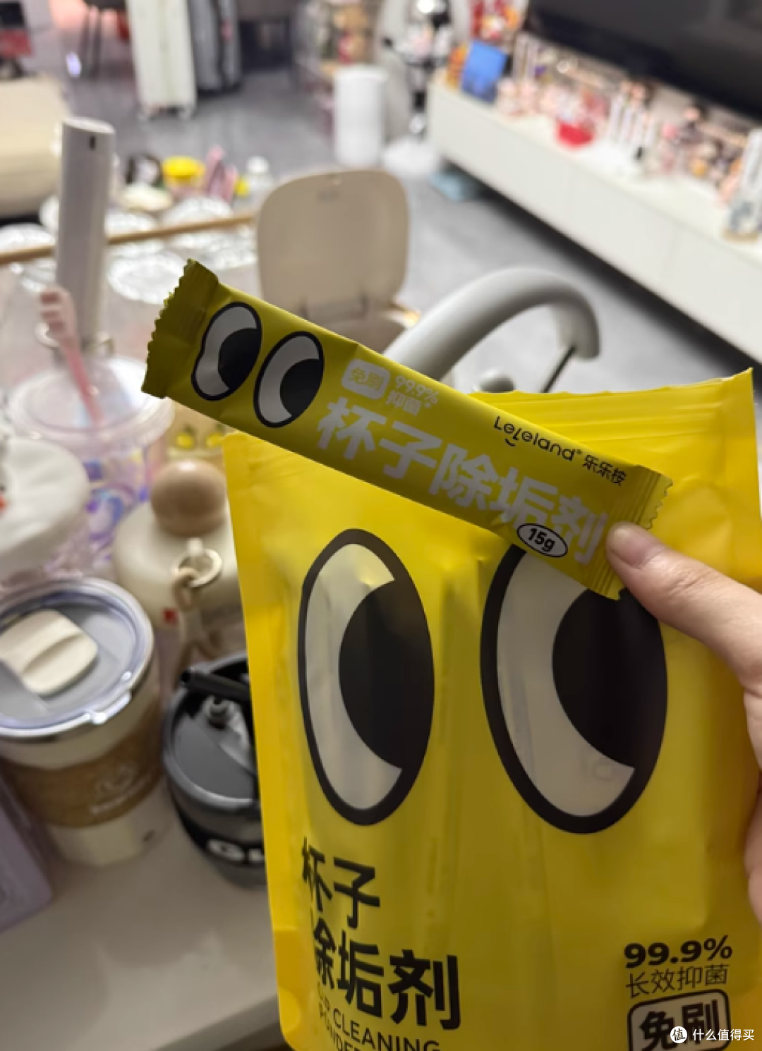 ✨一杯焕新!乐乐桉杯子除垢剂,污垢退退退!