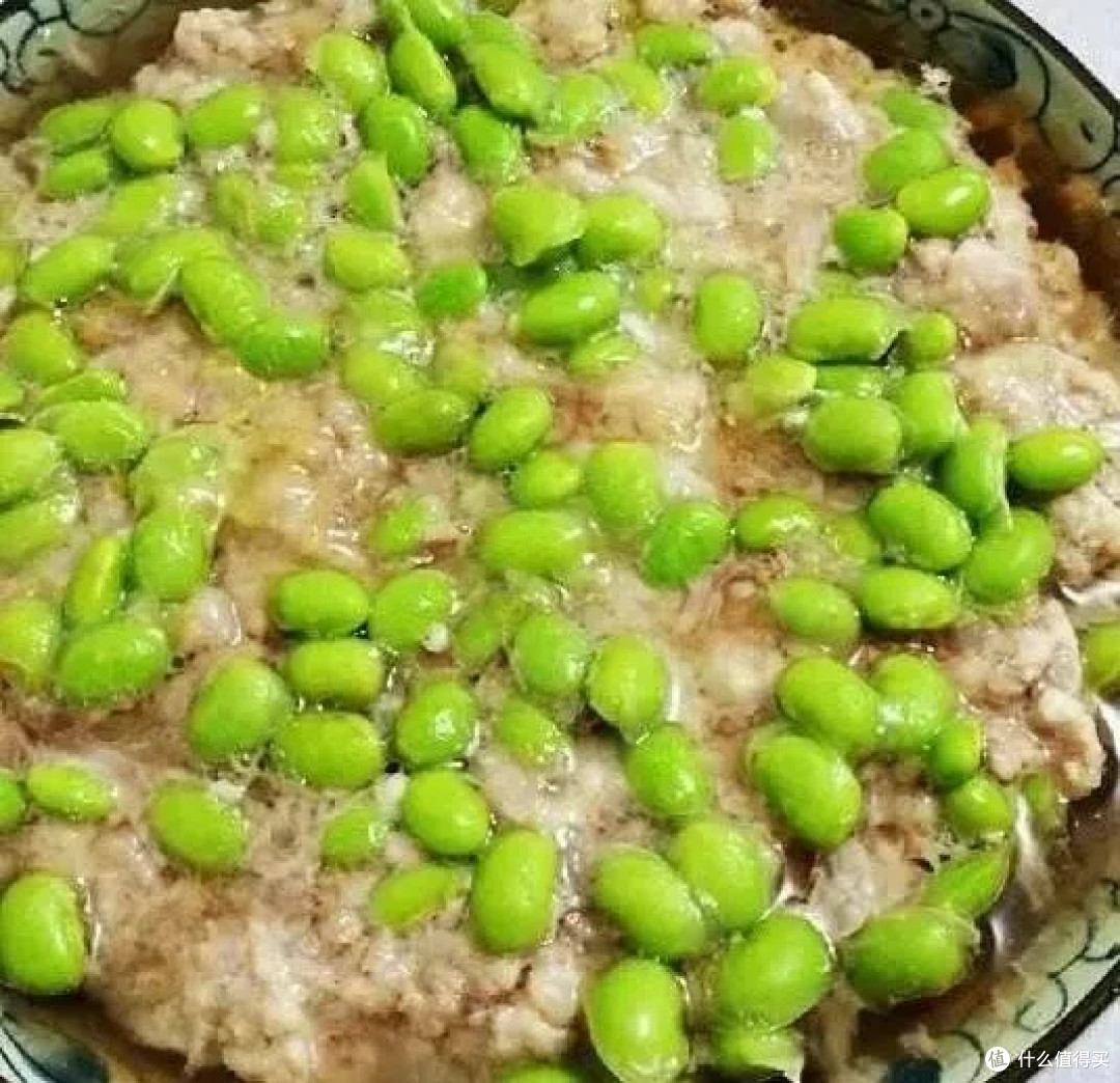 厨房DIY,轻松做美味,毛豆蒸肉饼