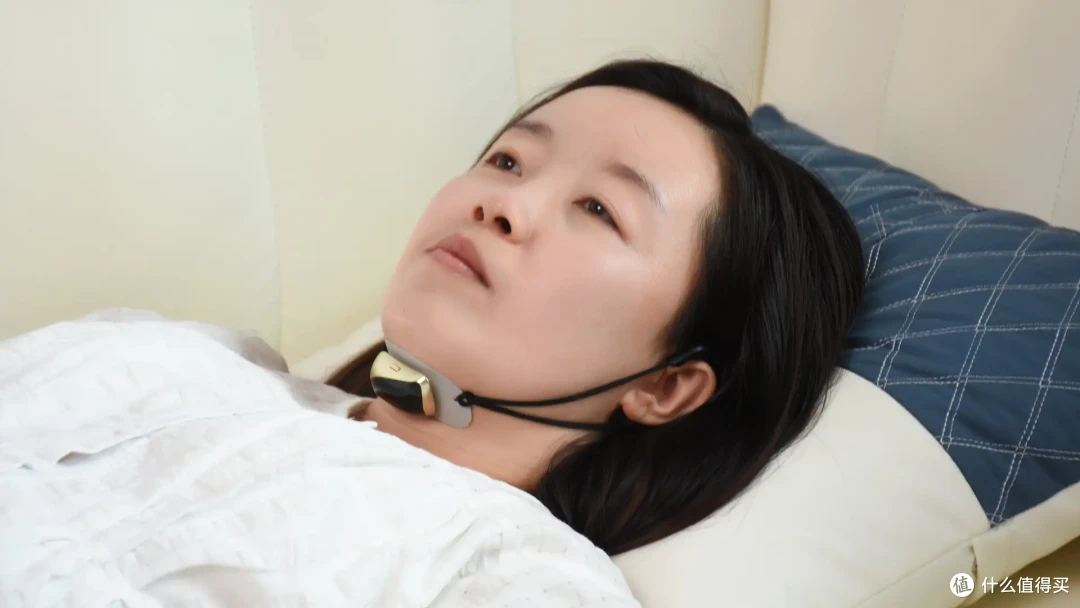 值米智能呼噜豆Z3：EMS脉冲按摩，咽喉放松睡眠更静！