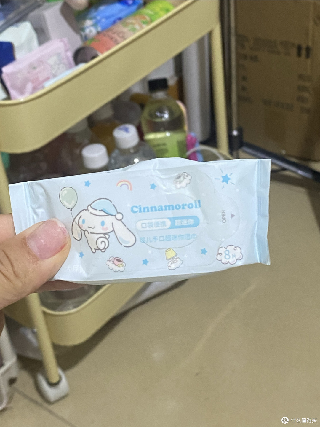 小巧三菱鸥湿巾,实用又方便