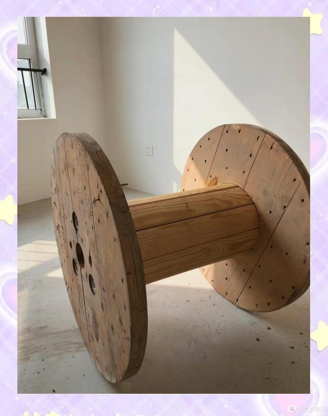 废弃电缆线盘变身创意咖啡桌