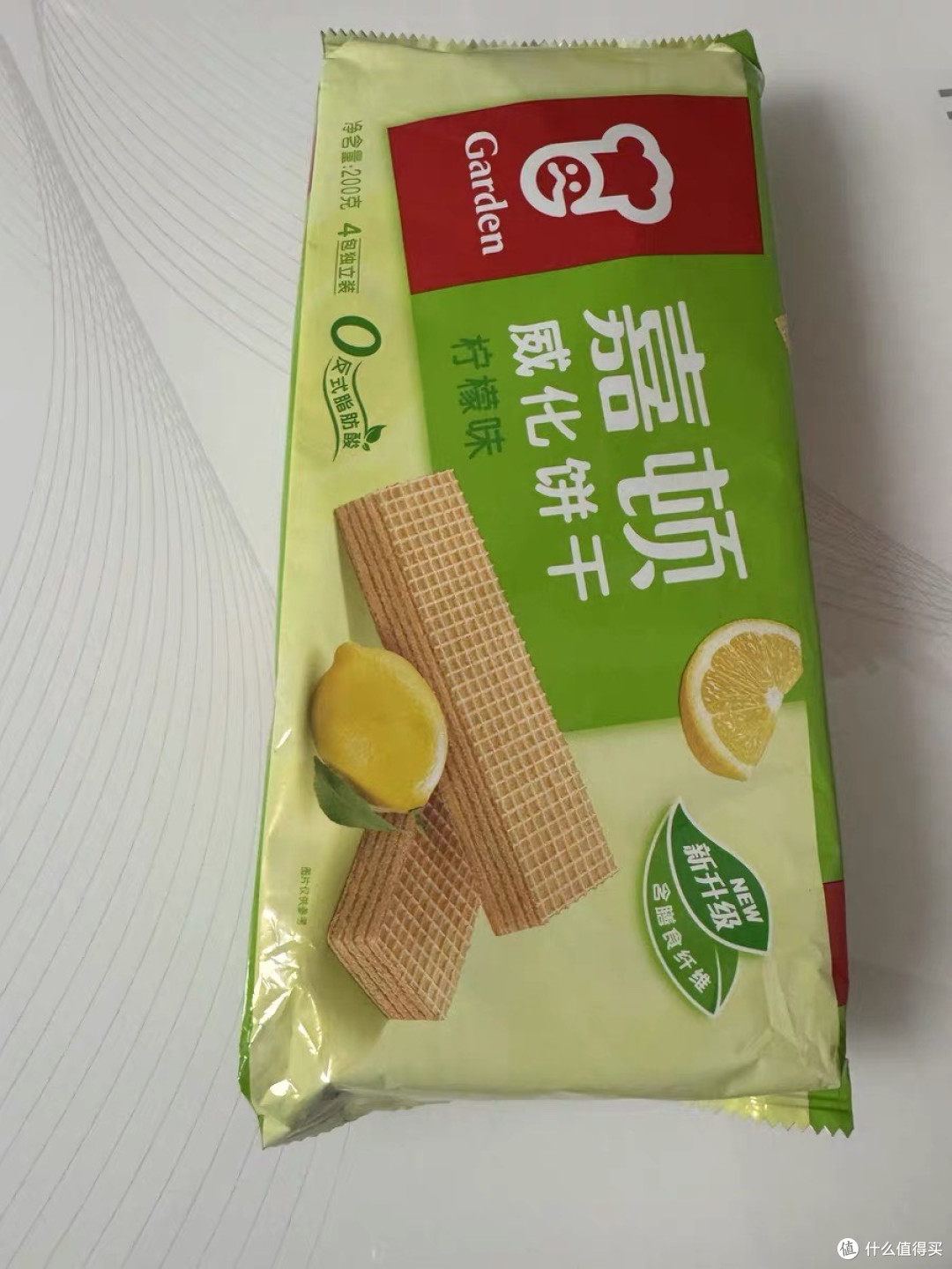 柠檬味威化，清新每一口