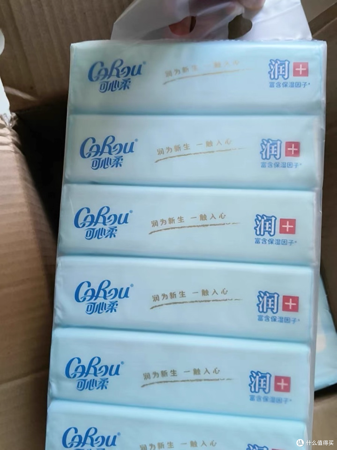 可心柔云柔抽纸:软 fufu 的,娃用擦鼻都舒服
