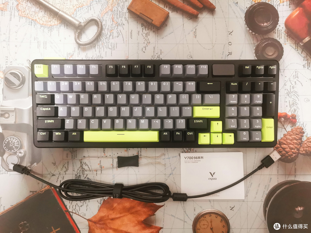 优越手感,超长续航:雷柏V700 DIY-98多模无线机械键盘体验