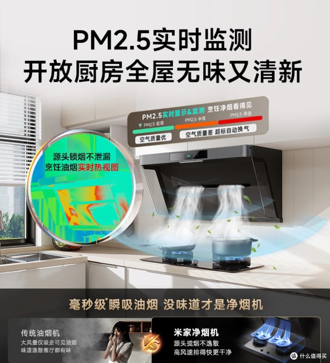 🌟超赞!米家小米抽油烟机净烟机P1,厨房焕新必备神器🌟