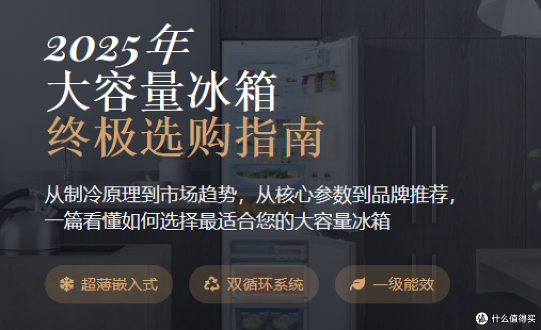 2025年大容量冰箱终极选购指南:从原理到实战,一篇看懂!