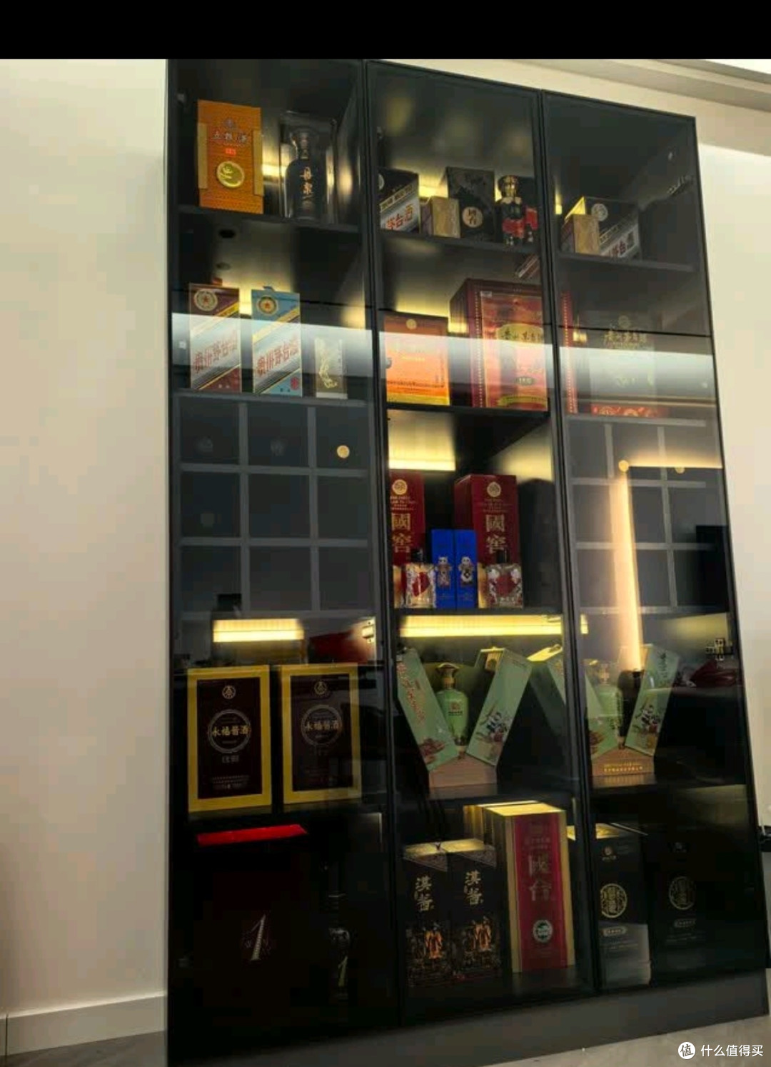 莀晞家居酒柜 客厅酒柜家用落地餐边柜储物柜展示柜简约带
