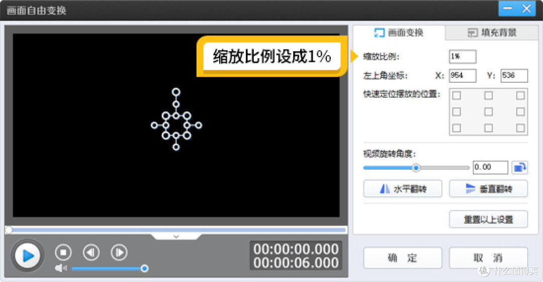 图3：缩放比例设成1%