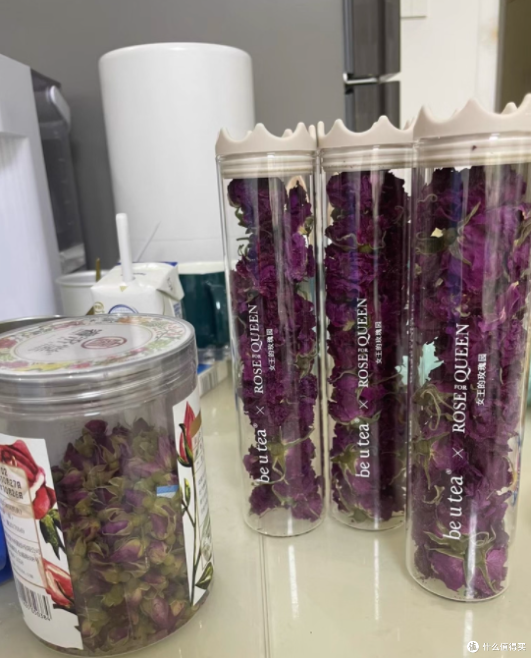 beutea 旗舰店玻璃罐装玫瑰花冠茶:品味自然馈赠,绽放健康之美