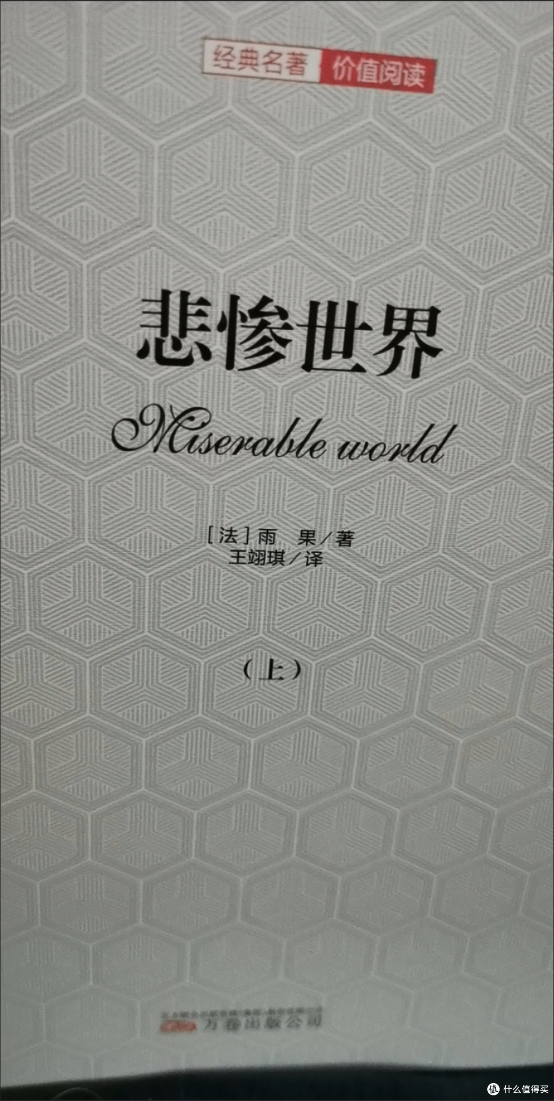 《悲惨世界》阅读体验:于苦难中寻觅人性光辉