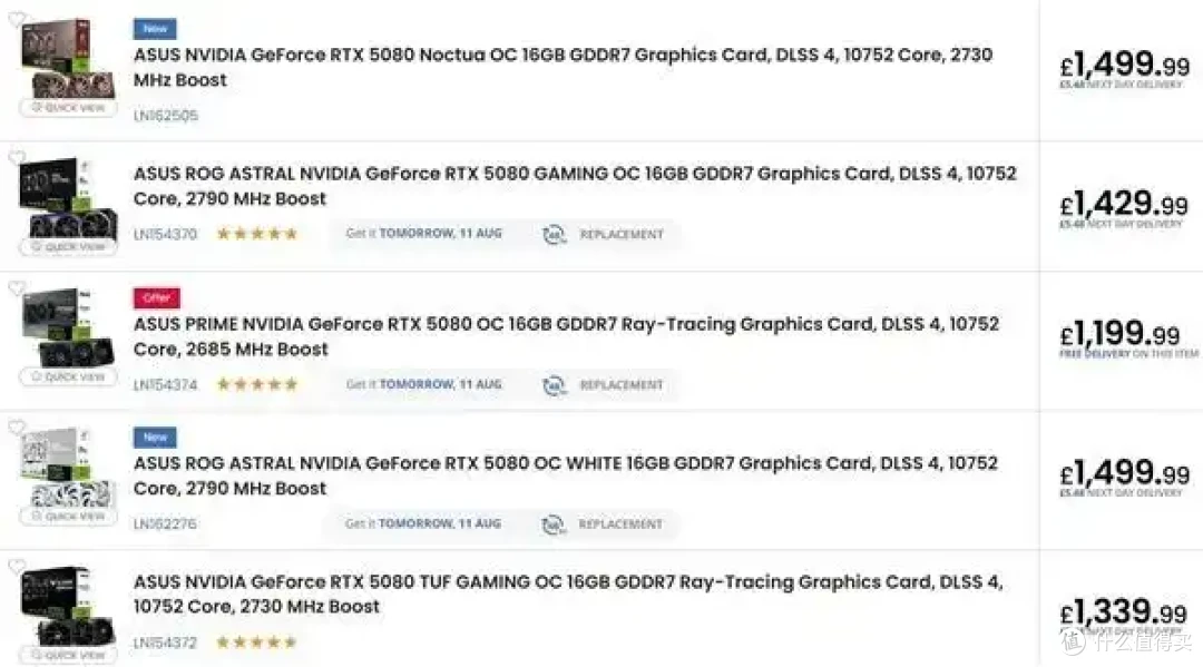 迄今最贵RTX 5080!华硕猫头鹰联名 5080标价超14000元