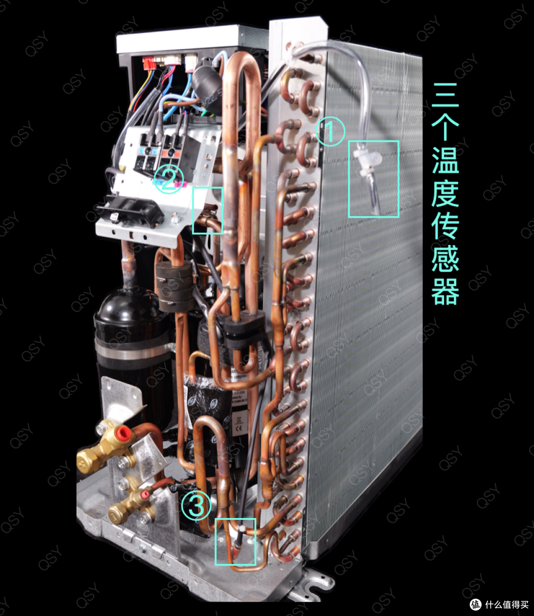 三星沐风2025款1.5匹新一级拆机 13.1cc双缸压缩机大2匹内机