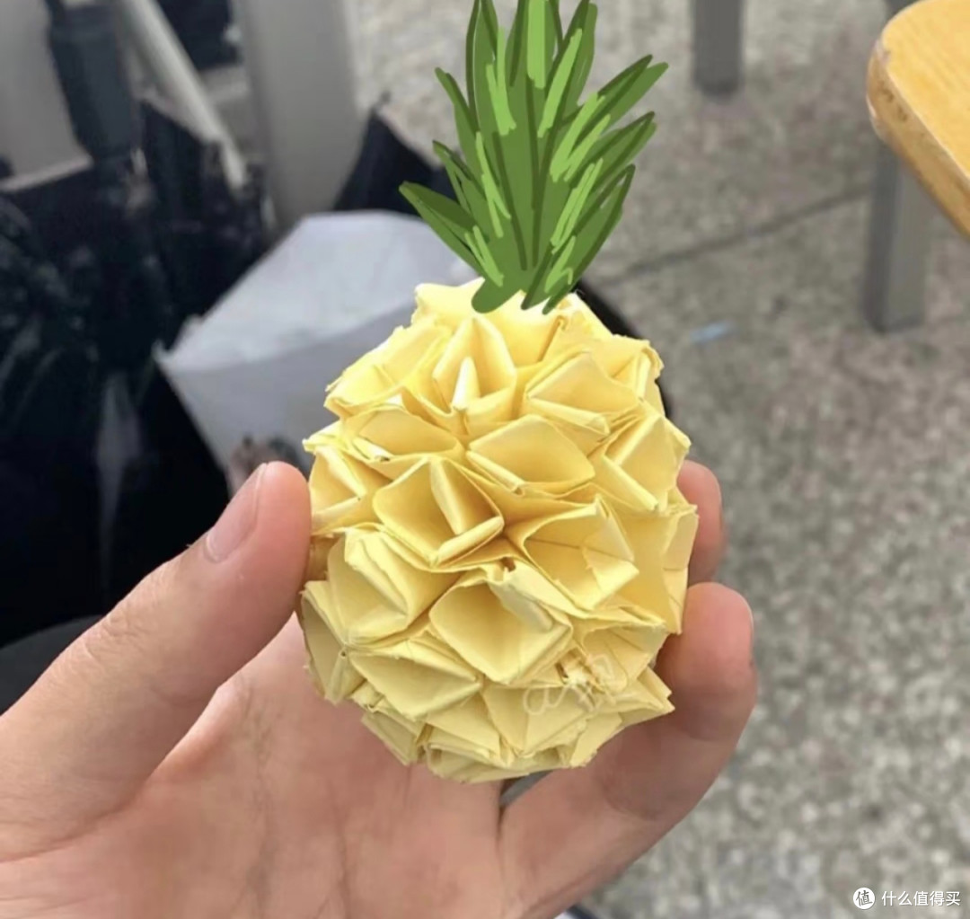 会扭的菠萝折纸教程