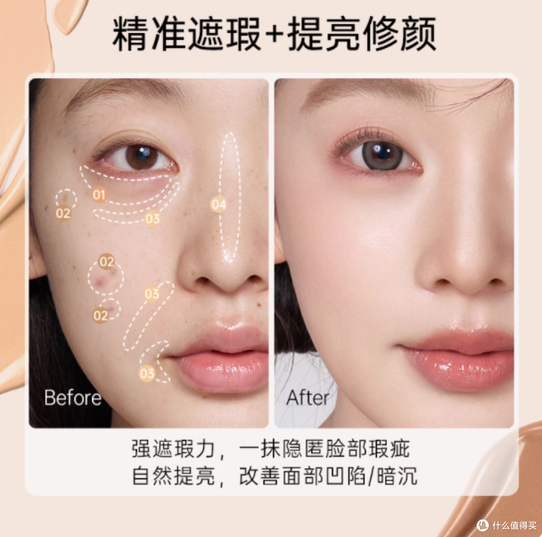 gracebabi 隐瑕巧定四色遮瑕盘:瑕疵肌的救星