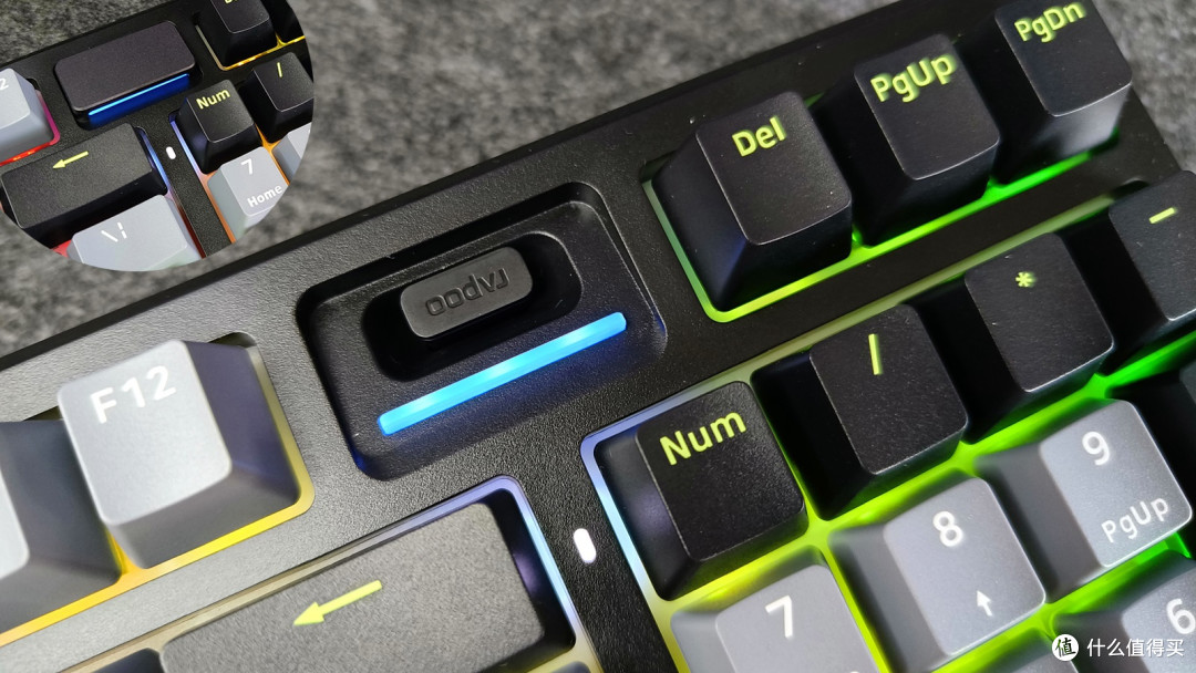 “超能六边形战士”：雷柏V700DIY-98键客制化多模机械键盘