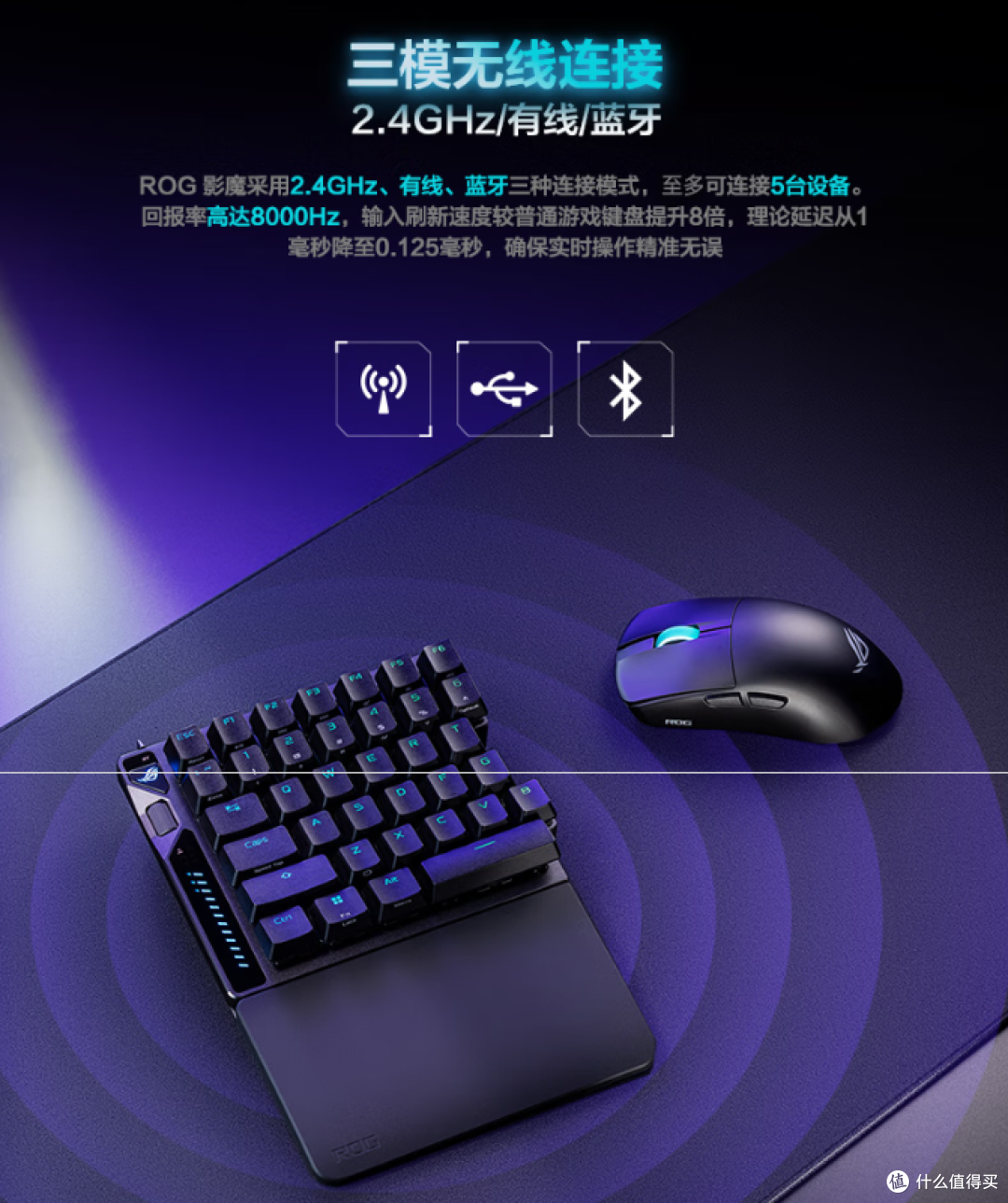 键盘能“掰成两半”用?ROG影魔用磁轴+8K无线重新定义游戏外设
