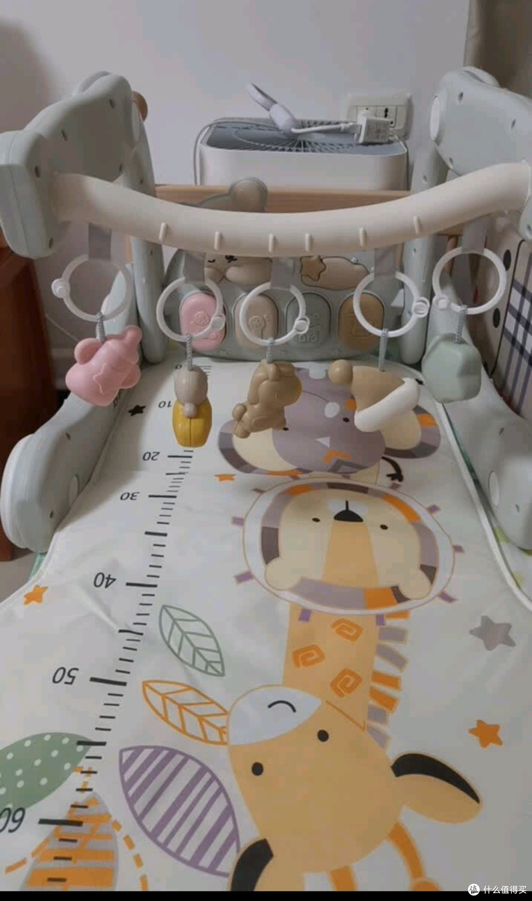 贝初众脚踏钢琴婴儿健身架玩具0-6个月新生儿见面礼品宝宝