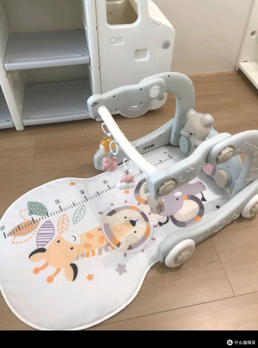 贝初众脚踏钢琴婴儿健身架玩具0-6个月新生儿见面礼品宝宝