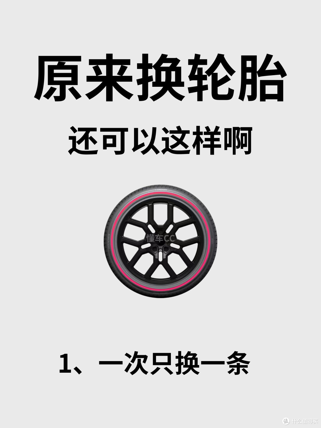 逼自己看完，你换轮胎会很牛，有车必备_轮胎_什么值得买