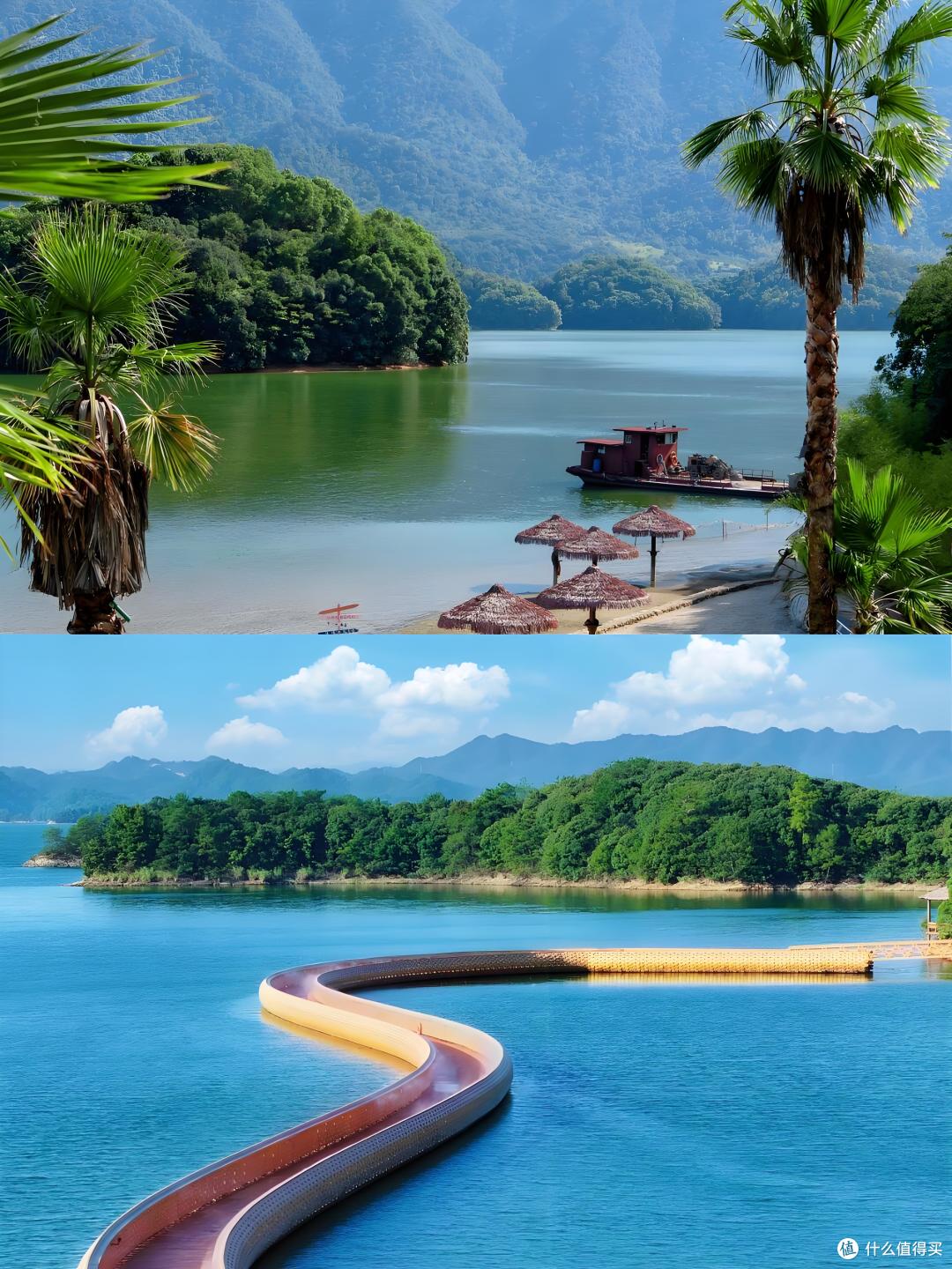 夏天溜娃不费妈！庐山西海，孩子撒欢家长躺平，清凉又好耍