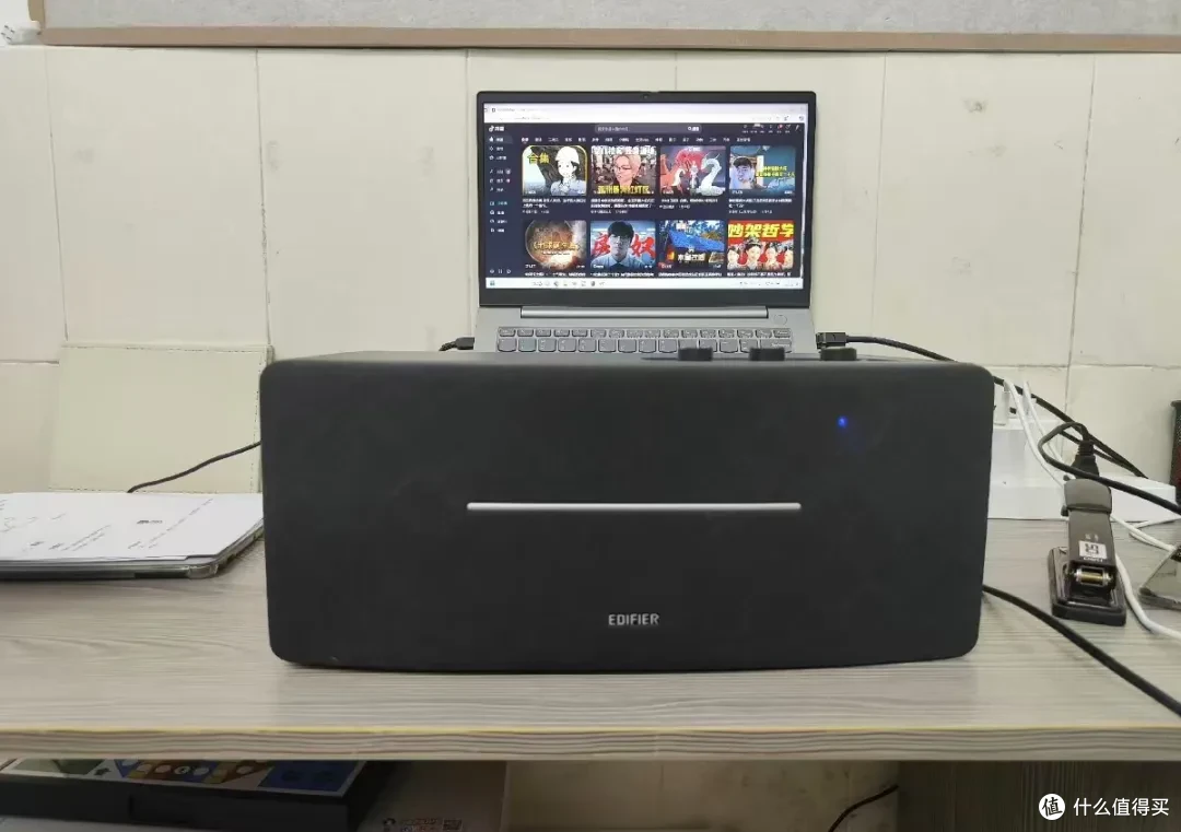音质强悍的木质音箱,二手190元,支持蓝牙和AUX连接