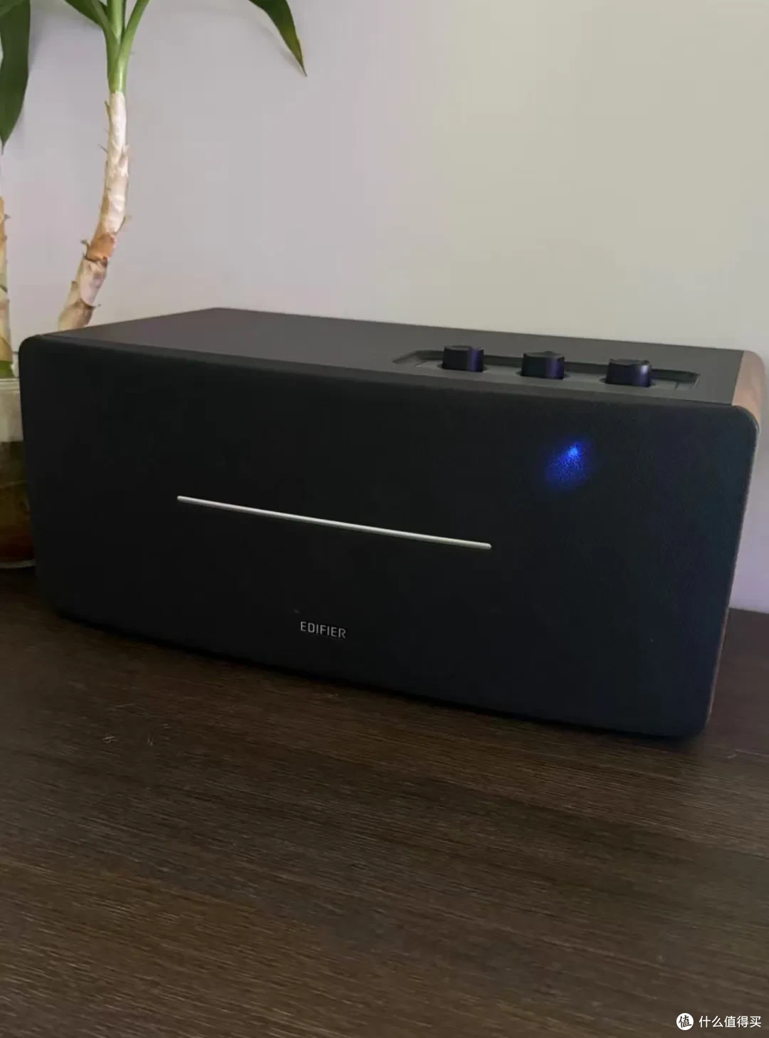 音质强悍的木质音箱,二手190元,支持蓝牙和AUX连接