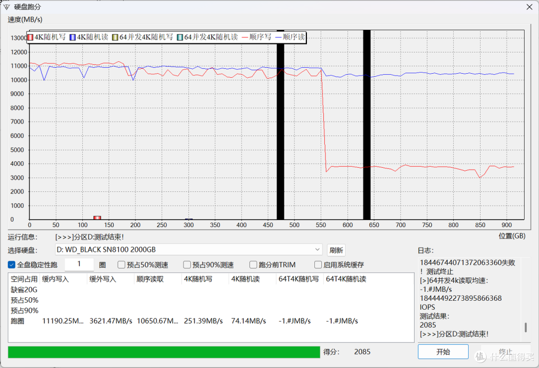 旗舰PCIe5.0固态 WD_BLACK SN8100 2TB上手评测