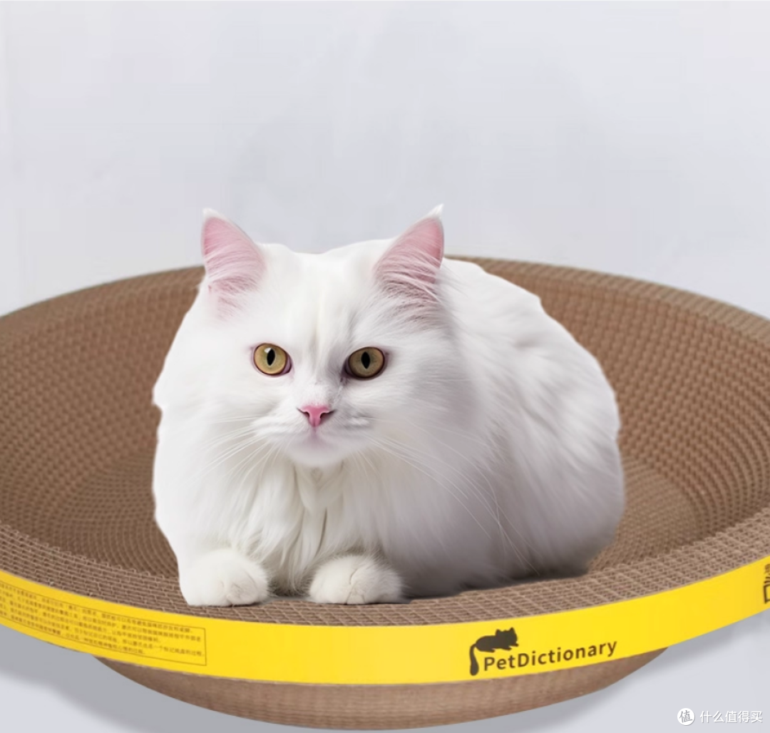 宠辞典猫抓板不掉屑耐磨猫抓盆瓦楞纸猫爪板耐抓