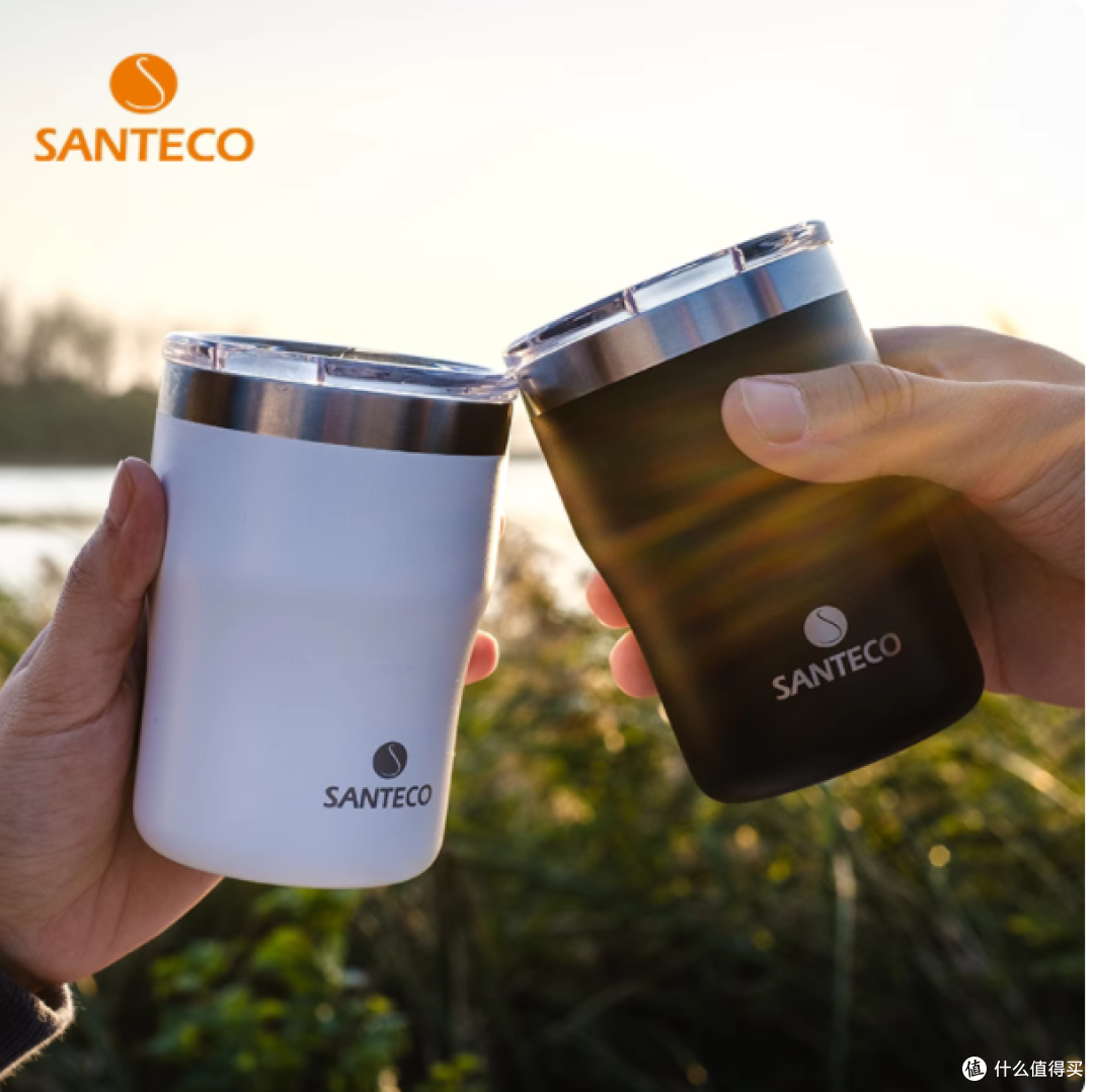 SANTECO 320ML 不锈钢保温杯,时尚与实用的完美融合