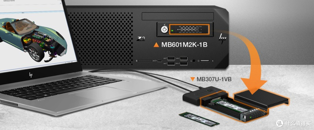 【新品 MB307U-1VB】U.2/U.3 NVMe SSD转USB4 移动外接硬盘读取器