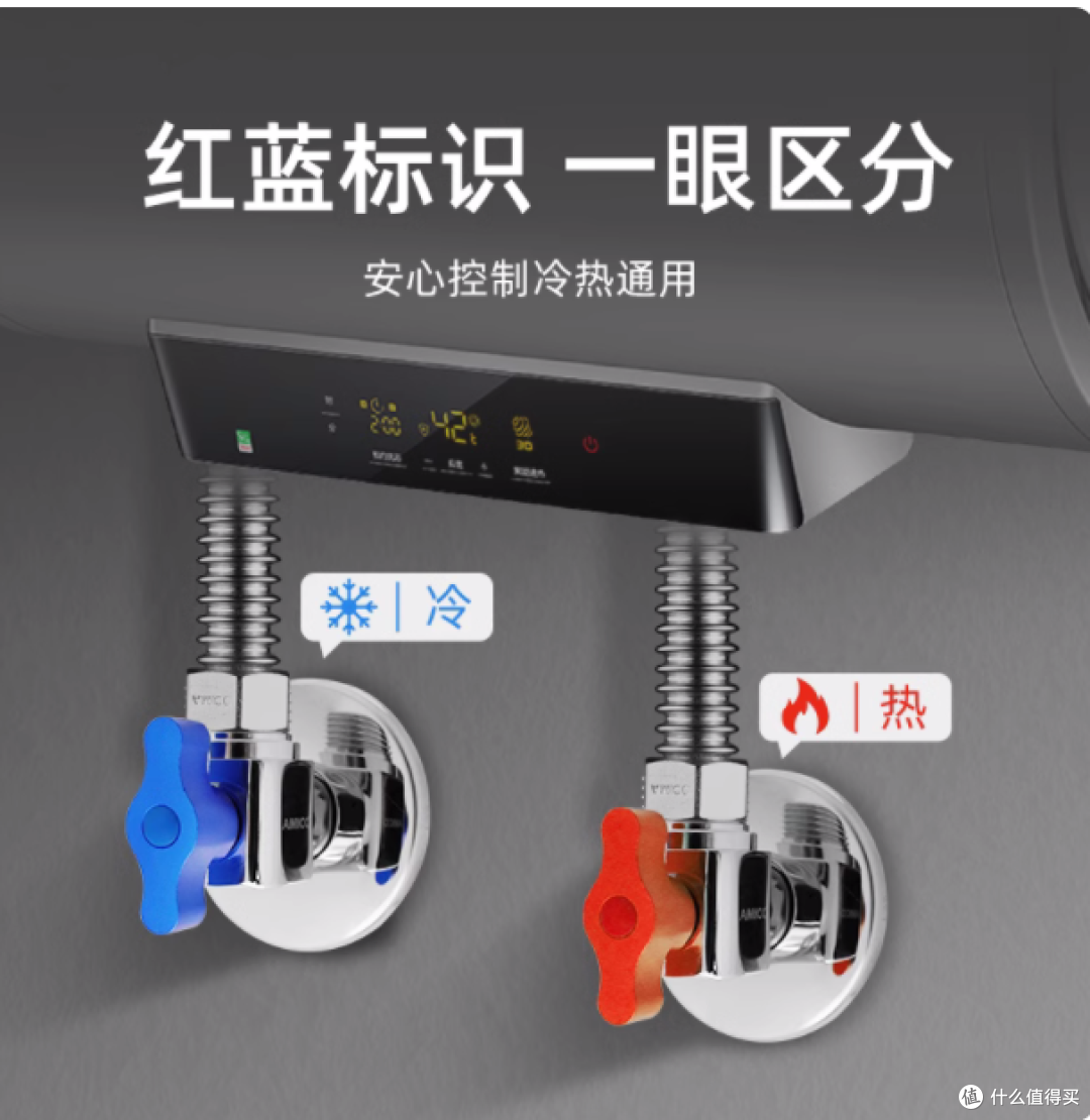 🔥燃气热水器安全升级必备!埃美柯大流量防爆角阀测评