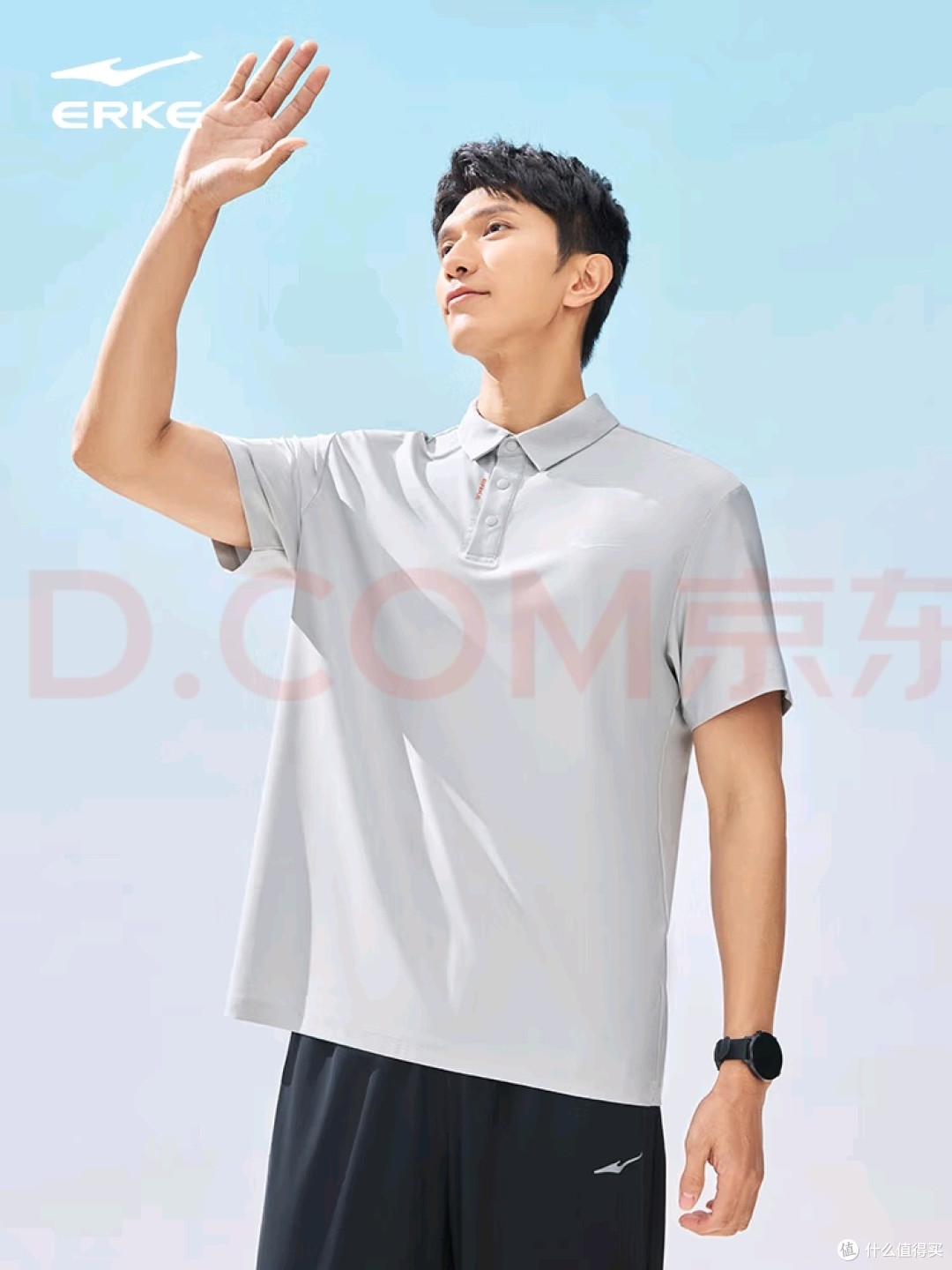 鸿星尔克POLO衫:透气舒适