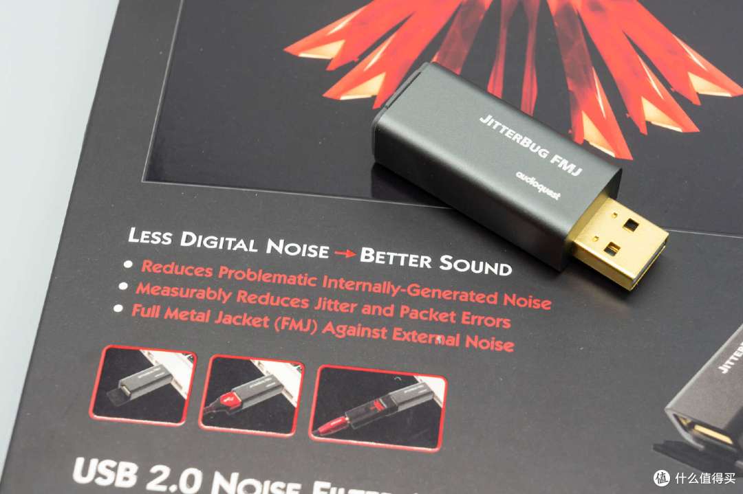 HiFi碎碎念:消失的噪声!AQ线圣 JitterBug FMJ USB 杂讯过滤器