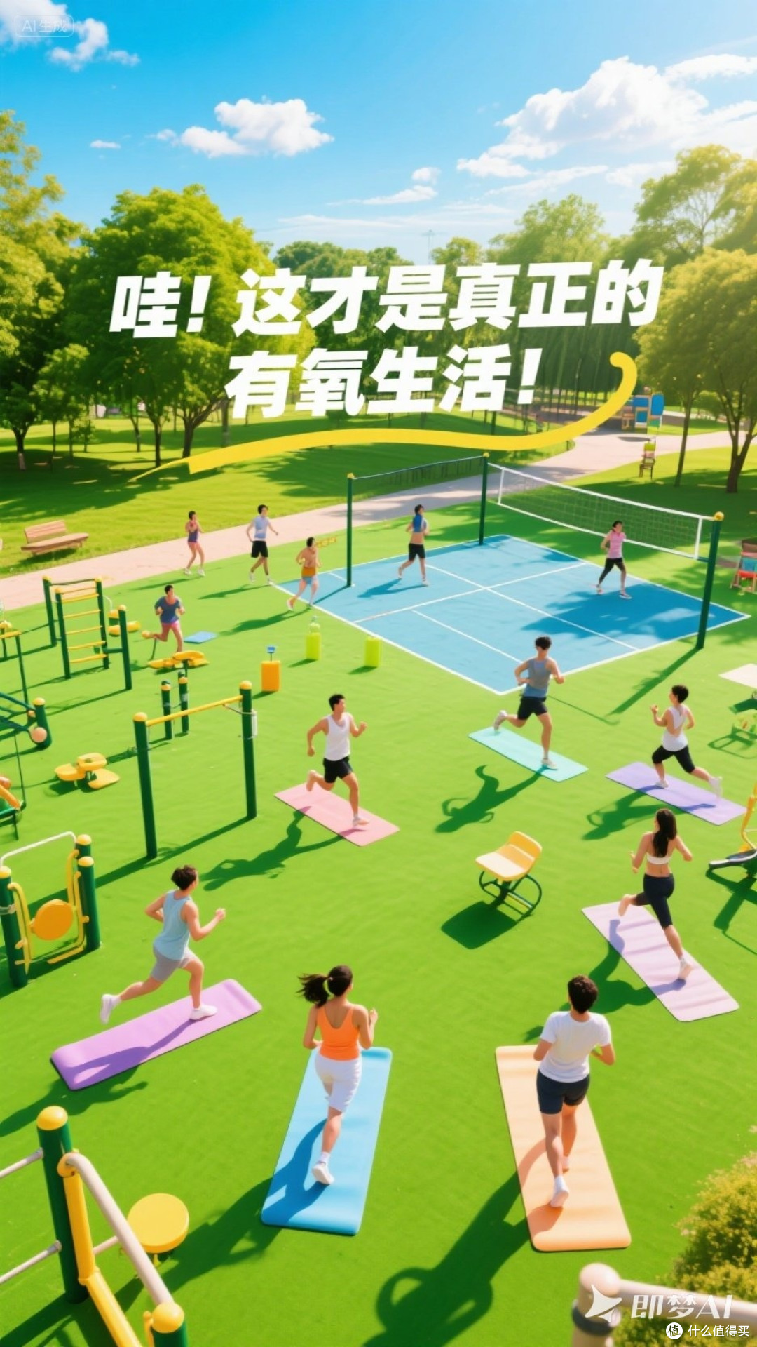 哇!这才是真正的有氧生活!