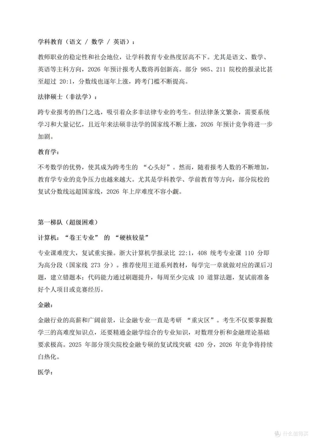 2026考研专业难度大揭秘及择校避坑全攻略