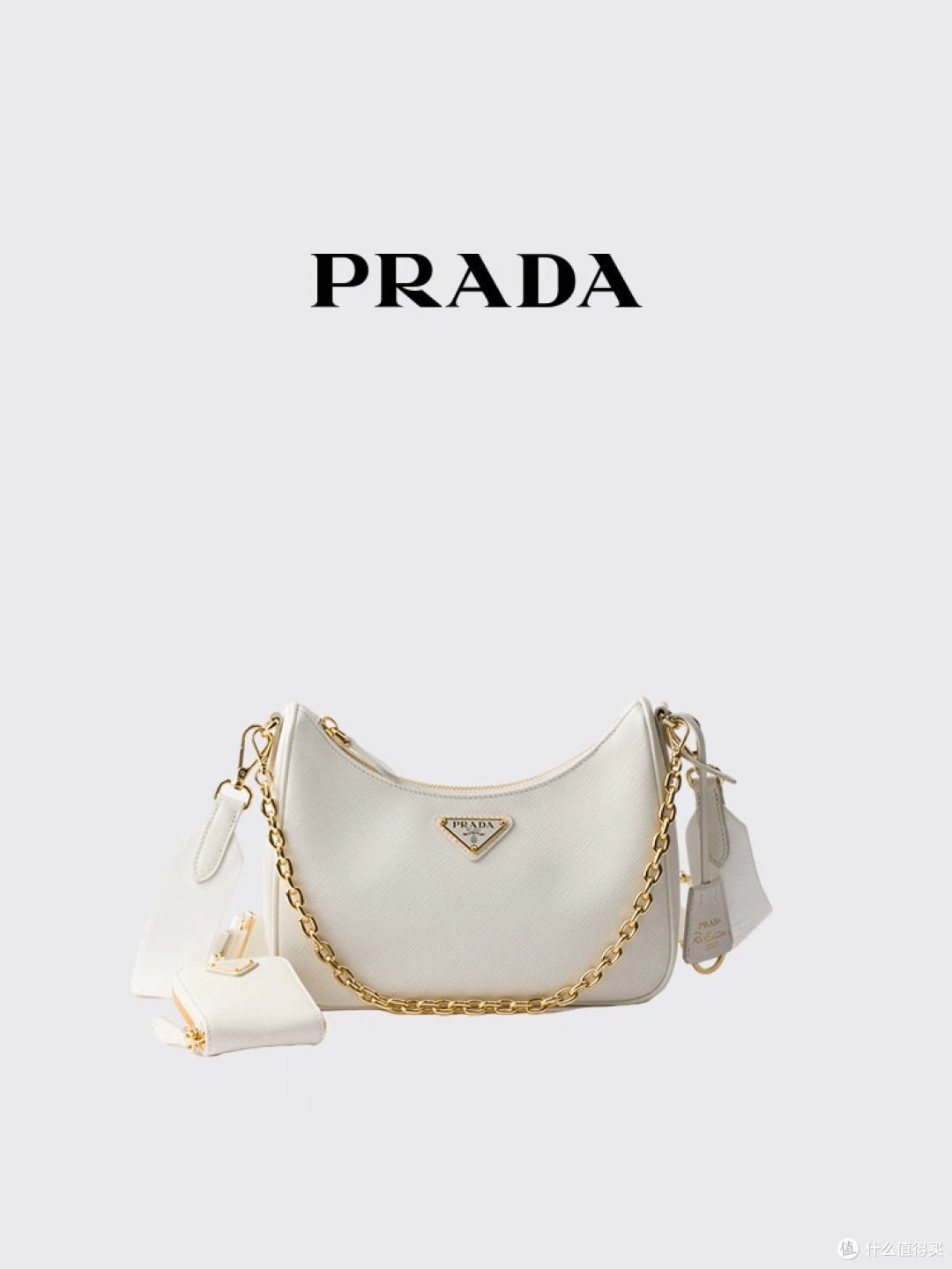 Prada Re-Edition 2005皮革三合一斜挎包