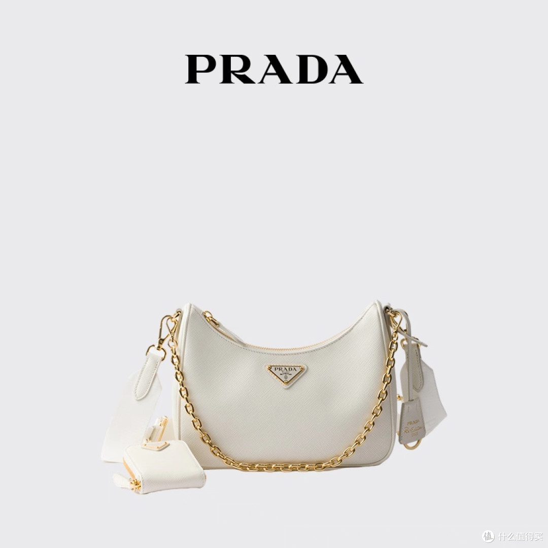 Prada Re-Edition 2005皮革三合一斜挎包