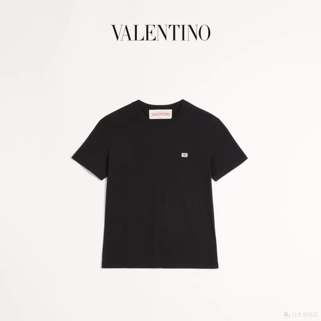 华伦天奴VALENTINO男士VLOGO棉质T恤