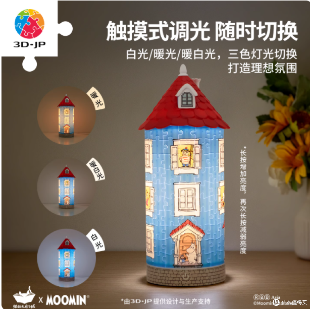 ✨被这盏姆明小房子灯治愈到了!