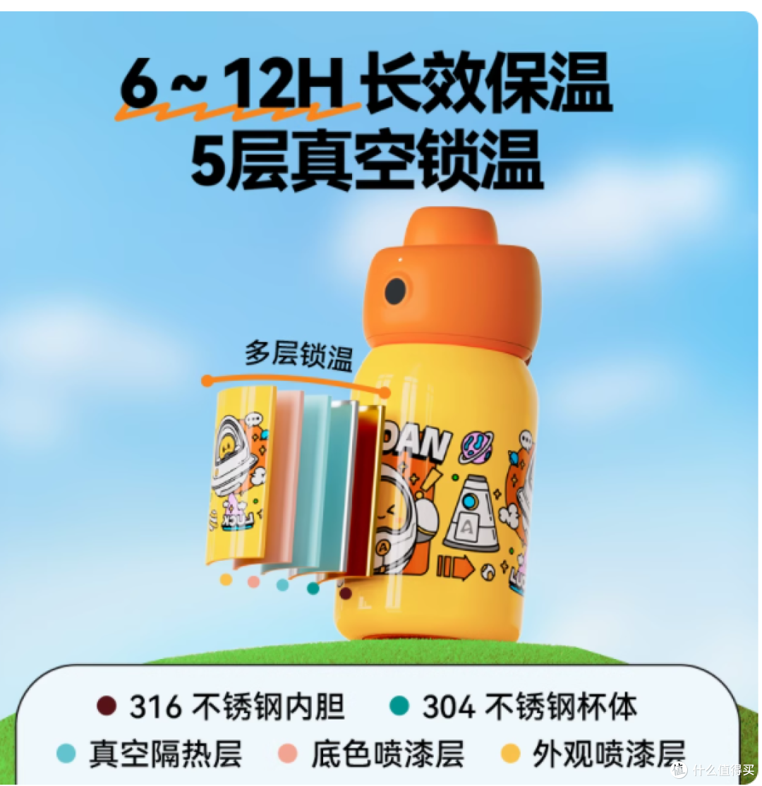 🌟阿尔法蛋指纹解锁保温杯,孩子爱上喝水的秘密武器!