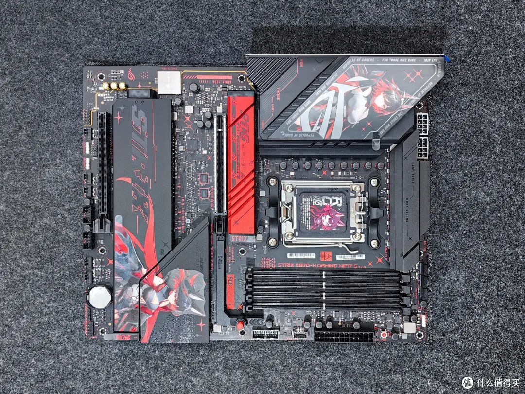 装机新宠来袭，这次要选RO姬了！ROG X870-H主板颜值高配置更强_主板_