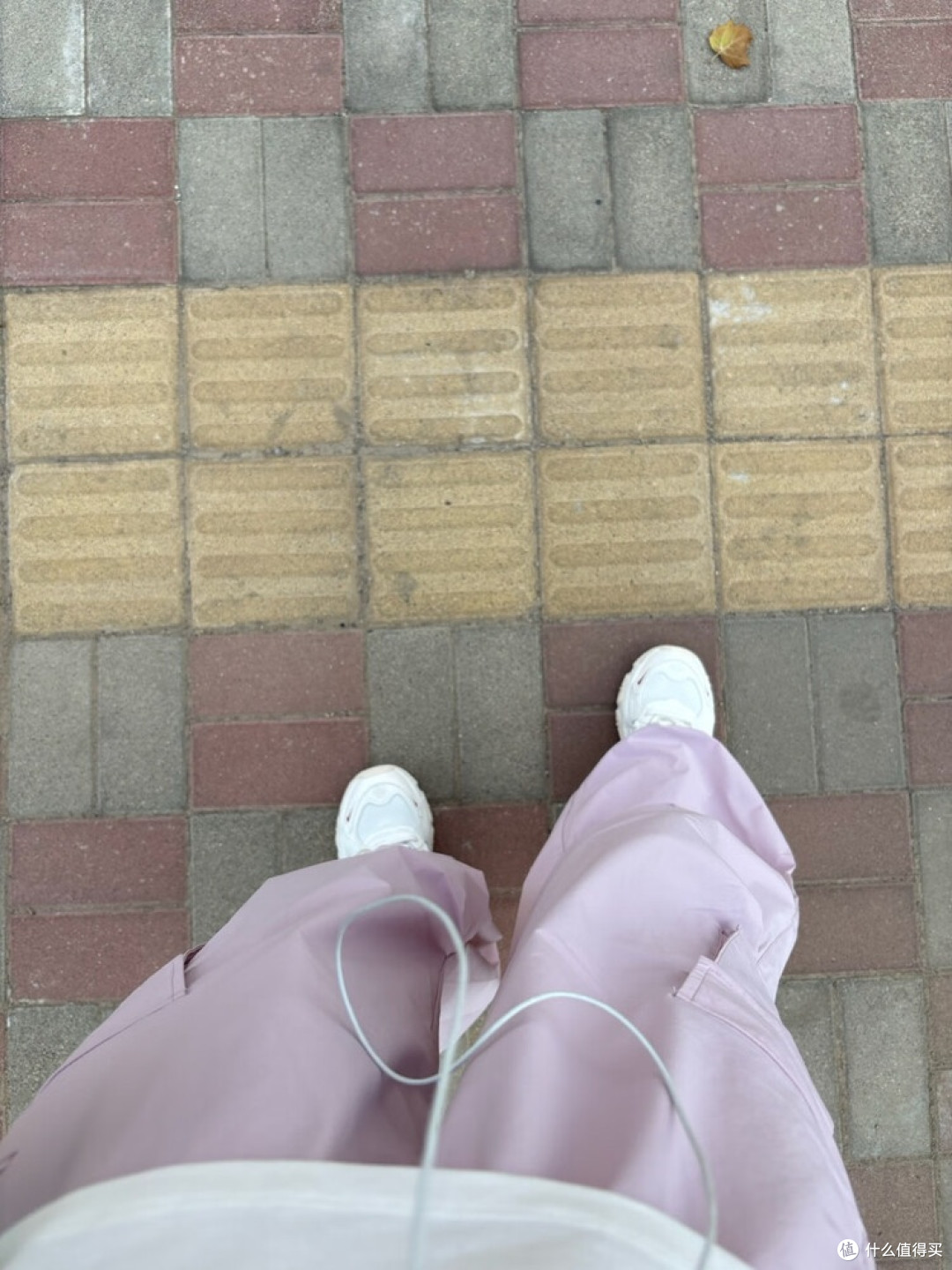 浅紫阔腿裤与李宁老爹鞋的七夕搭配