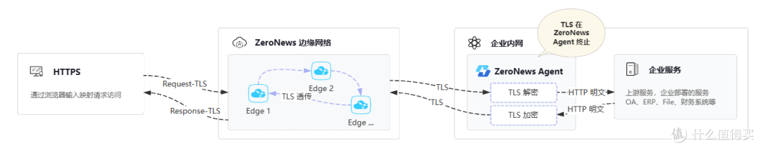 ZeroNews 的 TLS 终止方案有何不同?