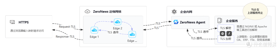 ZeroNews 的 TLS 终止方案有何不同?