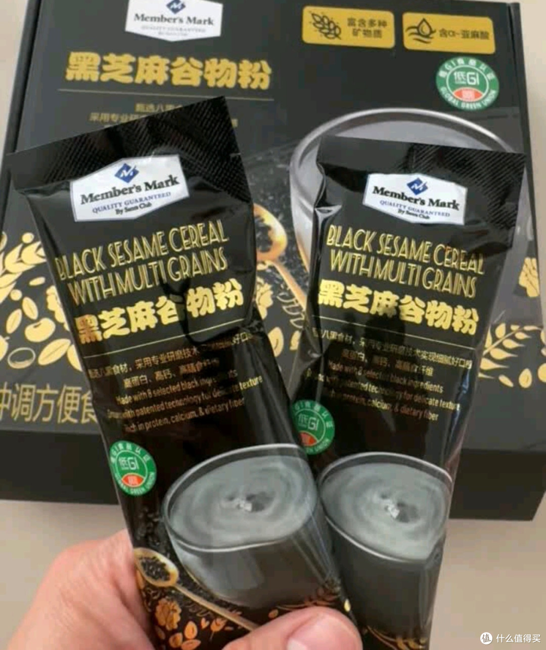 Member's Mark黑芝麻谷物粉，健康早餐首选