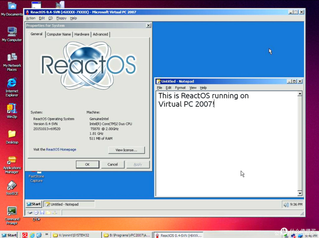 开源系统ReactOS,你试过了吗!